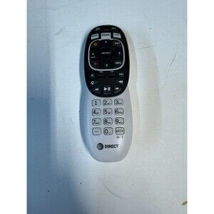 DIRECTV RC3053707/01BR RF Remote Control Black Silver Tested Working